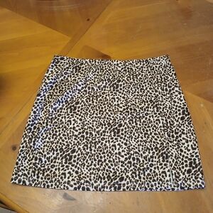 SHEIN cheetah print skirt